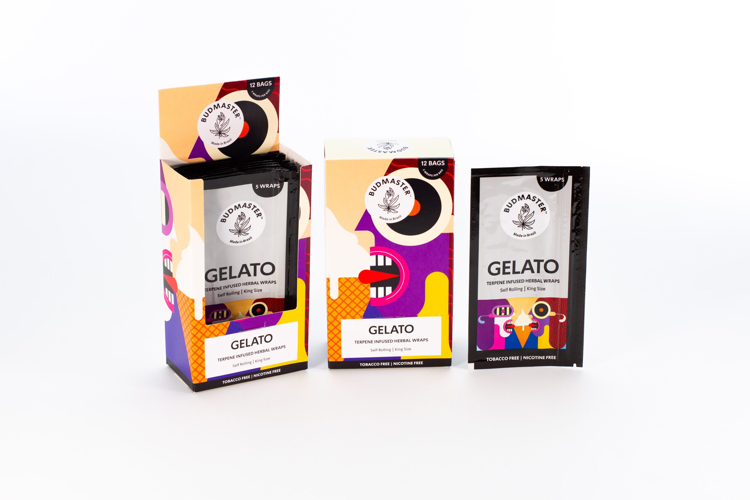 Gelato blunt wraps display box - 12 Pack | Budmaster