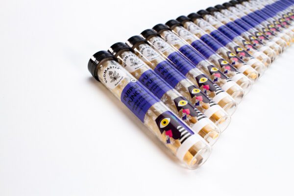 12 Tubes Purple Punch Paper Display Box